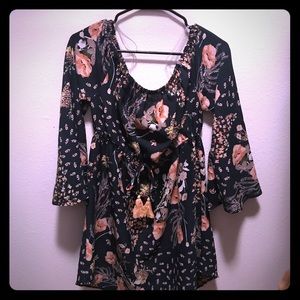 Maternity off the shoulder dress